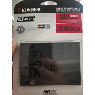 (เอสเอสดี)SSD 240 GB KINGSTON A400 240GB ประกัน 3 ปี พร้อมจัดส่ง