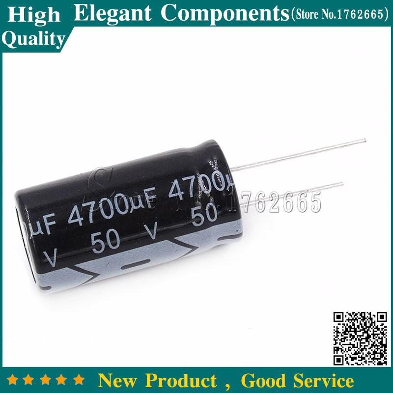 5pcs lot 50V 4700UF 4700UF 50V Electrolytic capacitor 50 v / 4700 uf Size 18*35M