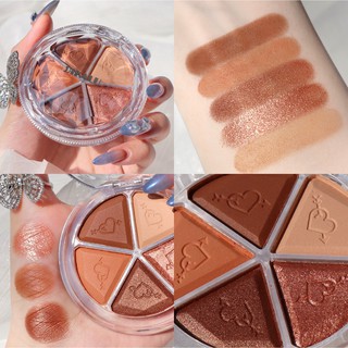 อายแชโดว์แท้DIKALU COCO VENUSพาเลทอายแชโดว์ 5สี เนื้อดินน้ำมัน สีสวย ติดทน กันน้ำDKL05