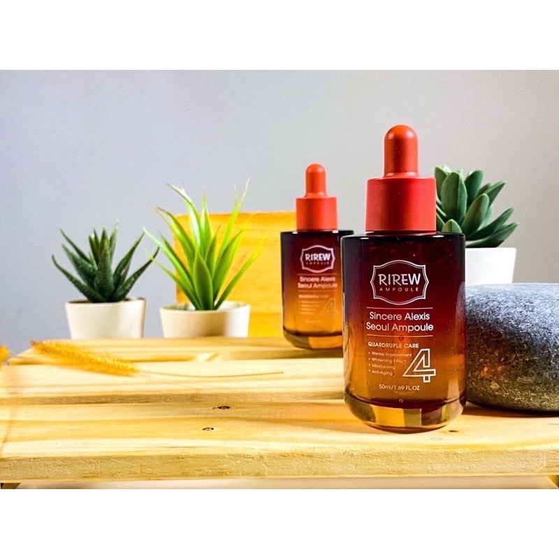เซรั่มแอมพลู Ampoules Rirew 50ml ผิวหน้าใส รูขุมขนกระชับ นำเข้าเกาหลีแท้ 100%