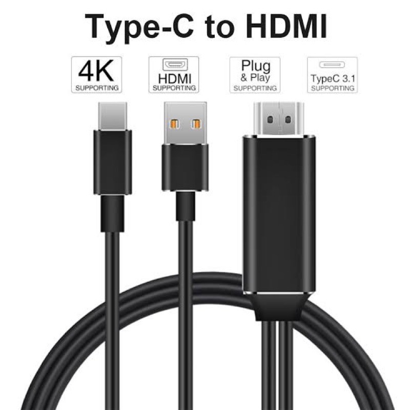 สาย Epiphan USB Type-C แปลงเป็น HDMI 4K Ultra HD 2 เมตร 6.6 ฟุต
