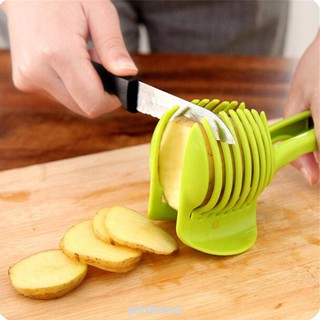 Tools Practical Gadgets Handheld Durable Kitchen Lemon Tomato Slicer ที่หั่นมะเขือเทศ