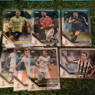 2021-22 Topps Chrome UEFA Champions League Soccer Base / Refractors