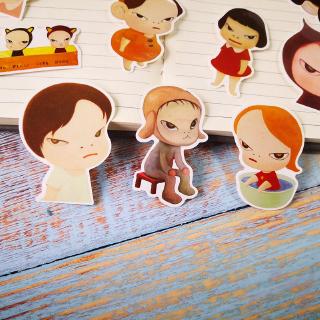 ❉ Nara Yoshitomo - Girl สติ๊กเกอร์ ❉ 13Pcs/Set Anime Fashion DIY Doodle Decals สติ๊กเกอร์