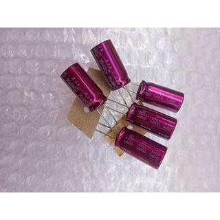 (20ชิ้น)  680UF 35V ELNA สีชมพู 105C ขนาด 25x12mm. ของแท้ของใหม่จากโรงงานค่าความจุเต็ม100%คาปาซิเตอร์ พร้อมส่ง