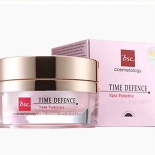 BSC TIME DEFENCE NANO DAY CREAM SPF20 UVA+++ บีเอสซี ไทม์ ดิเฟนซ์ นาโน โพรเทคทีฟ เดย์ครีม SPF20 UVA+++ 4 กรัม