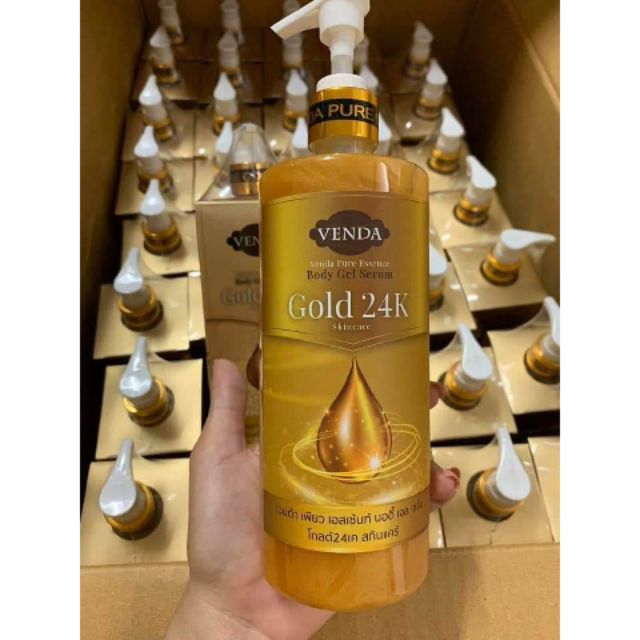เจลเซรั่มทองคำ VENDA Body Gel Serum Gold 24k