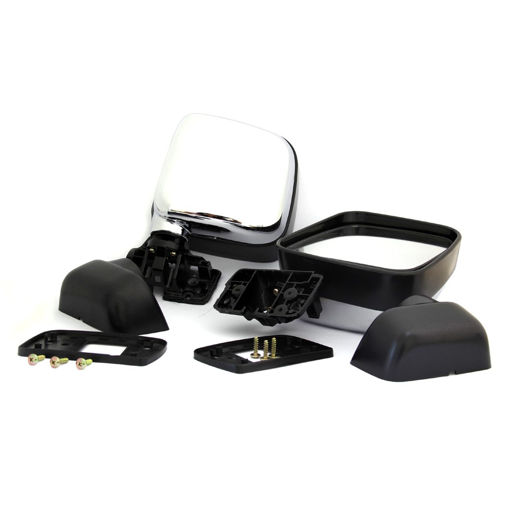 กระจกมองข้าง ชุบเงิน 1คู่ โตโยต้า ไฮลักซ์ ไทเกอร์ N142 RZN147 RZN146 RZN149 LN145 Toyota Hilux Tiger