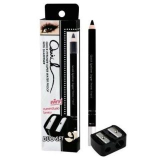 ดินสอเขียนขอบตา Mei Linda Quick Eyeliner Super Water Proof Duo Set  แถมกบเหลา