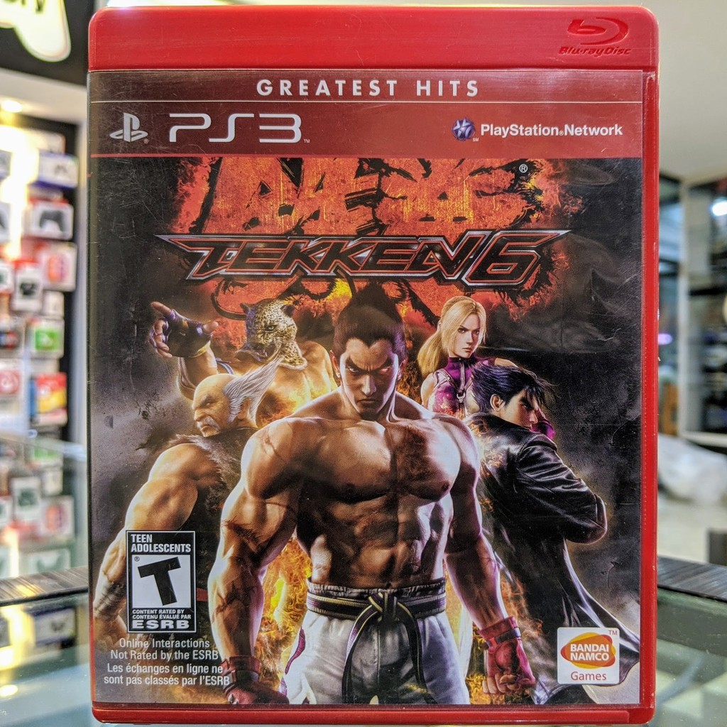 (ภาษาอังกฤษ) มือ2 Tekken 6 แผ่นเกม PS3 แผ่นPS3 มือสอง (เล่น2คน Tekken6 fighting เกมต่อสู้)