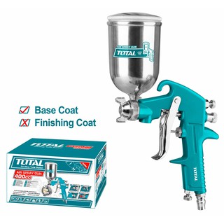 TOTAL กาพ่นสี หงาย 400cc รุ่น TAT10402 ( HVLP Spray Gun )