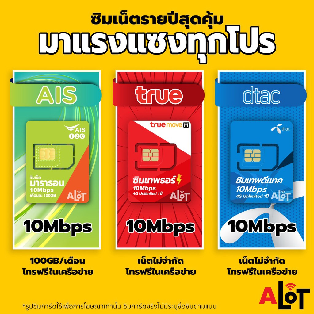  10Mbps เน็ตไม่อั้น ไม่ลดสปีด โทรในเครือข่าย รายปี  [ ท ...