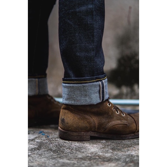 BIG BULL DENIM - รุ่น Classic ทรงกระบอกเล็ก 16 oz สินค้าแบรนด์ไทยของแท้