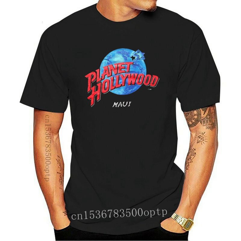 เสื้อยืดผ้าฝ้าย 2022 Vintage Planet Hollywood Maui Xl