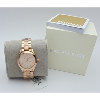 นาฬิกา MICHAEL IKORS WOMENS MK3513 33 MM MINI SLIM RUNWAY QUARTZ พร้อมกล่อง (ใหม่)