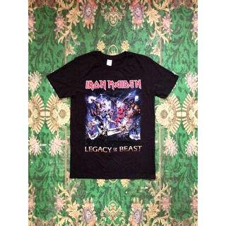 ผ้าฝ้าย 100%🎸IRON MAIDEN เสื้อวง Iron Maiden สินค้านำเข้า ลิขสิทธิ์แท้S-3XL