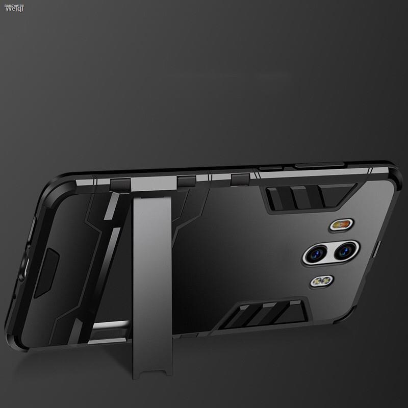 🔥 มีพร้อมส่ง เคส Huawei Mate 10 Pro Nova 2i Mate10 กรณี เคสกันกระแทก TPU + Plastic Shockproof Kickstand Case Cover