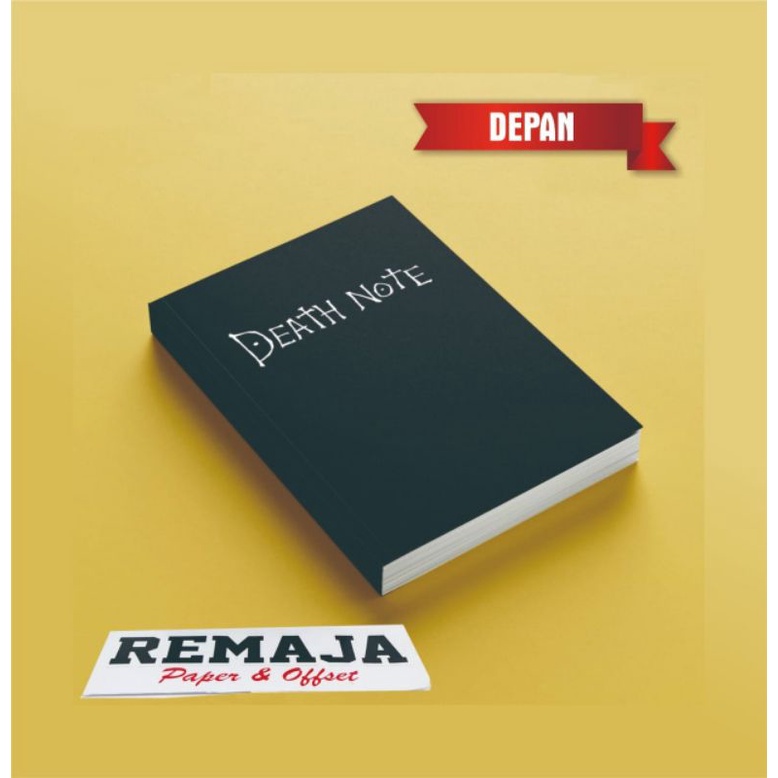 สมุดพกพาปกอ่อน DEATH NOTE A6/Notebook Notes