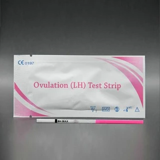 50x แผ่นทดสอบไข่ตก LH Ovulation test แผ่นตรวจไข่ตก ชุดทดสอบไข่ตก ที่ตรวจไข่ตกแบบจุ่ม แถมถ้วย 20 ใบ