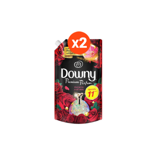 [แพคสุดคุ้ม] Downy ดาวน์นี่ น้ำยาปรับผ้านุ่มสูตรเข้มข้น ถุงเติม กลิ่นแพชชั่น 1.25 ลิตร x2 แพ็ค Laundry Softener Passion