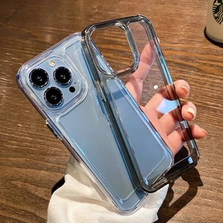 เคสแฟชั่น แบบใส เนื้อหนา ให้การป้องกัน เสำหรับ IPhone 11 7Plus XR 12 Pro Max Xs max 13 13promax 17 Pro max 16 Pro max