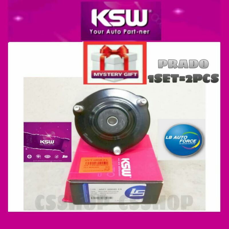 KSW TOYOTA LAND CRUISER PRADO KZJ120 KDJ121 VZJ121 GRJ120 ด้านหน้า ABSORBER MOUNTING ORIGNAL
