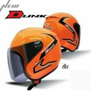 หมวกกันน็อค INDEX  dunk  สีส้ม  ( ของแท้ )
