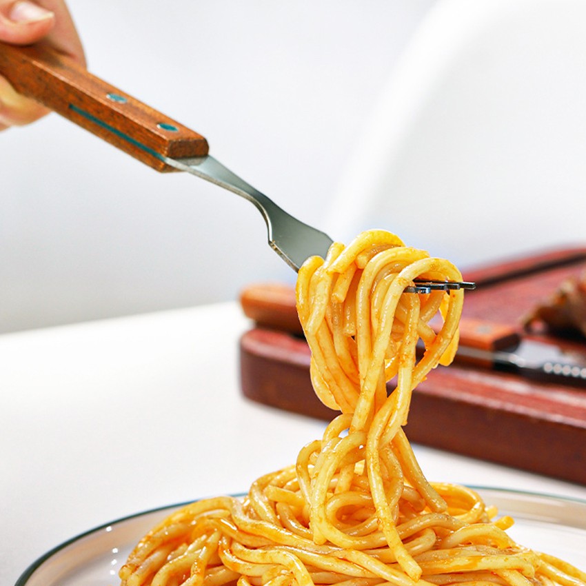 Monza ชุดช้อนส้อมมีดสเต็ก ชุดมีดช้อนส้อม สแตนเลส ช้อนสเต็ก ส้อมสเต็ก ด้ามไม้  NO.Y663 Y664 Y665 Y1808 - รูปที่ 3