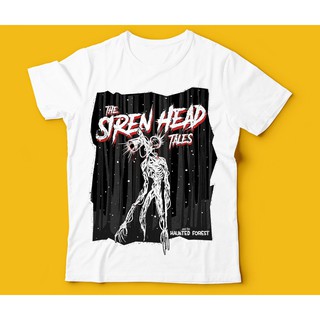 เสื้อยืดลําลอง แขนสั้น คอกลม พิมพ์ลายกราฟิก The Siren Head Tales สไตล์วินเทจ แฟชั่นสําหรับเด็กผู้ชาย และเด็กผู้หญิง