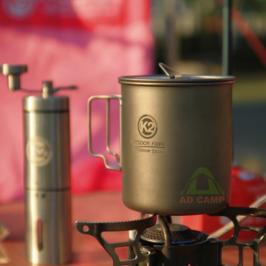 K2 แก้วไทเทเนียม 750ml. สวยหรู ดูดี แข็งเเรง ทนทาน