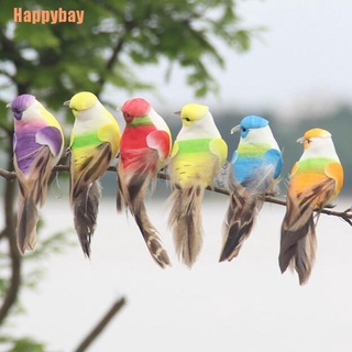 (Happybay) ตุ๊กตานกประดิษฐ์ ขนาดเล็ก สําหรับตกแต่งบ้าน และสวน 1 ชิ้น