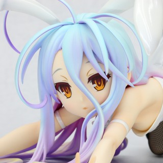 Anime×shiro - No Game No Life FREEing Bunny Ver. โมเดลฟิกเกอร์ สาวเซ็กซี่ GK 1/4 สําหรับสะสม