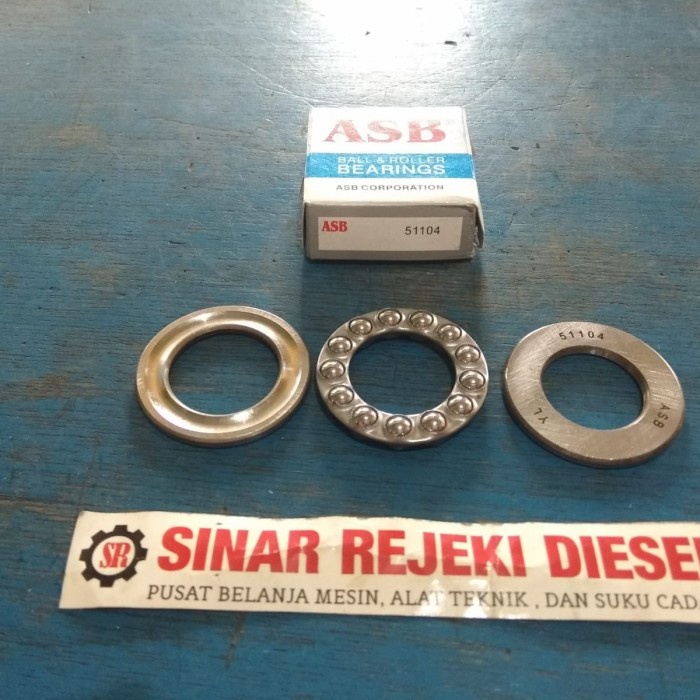 แบริ่ง Laher Laker 51104 ASB Thrust Ball Bearing gz