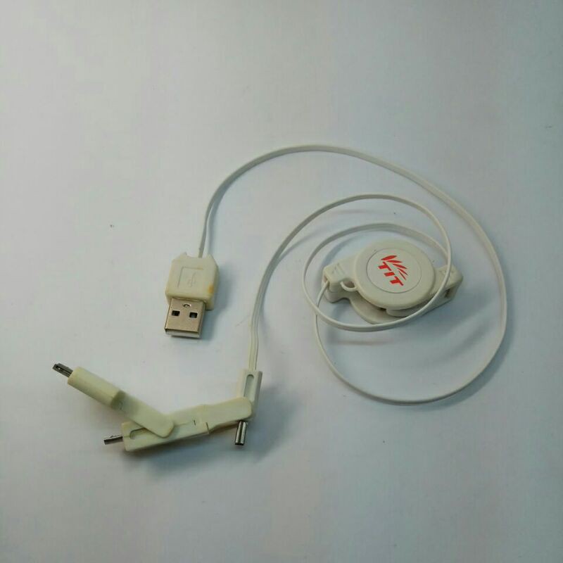 สาย USB 3 in 1 สําหรับ V8/micro/