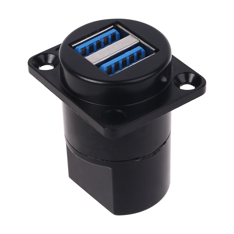 WU ประเภท D Usb-3 0 ซ็อกเก็ตหญิงเกียร์ข้อมูล Pass-through Weld-through Extended Duplex Butt Fixed Us