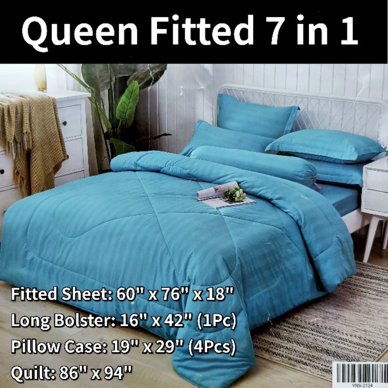 Cotton Queen 100% ติดตั้ง 7 in 1/Cadar Queen