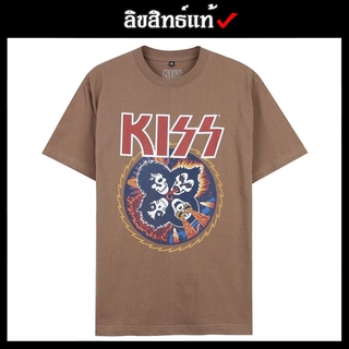 ✅ ลิขสิทธิ์แท้ ✅ เสื้อโอเวอร์ไซส์ Oversize เสื้อสีน้ำตาล เสื้อวง Kiss เสื้อวงร็อค เสื้อยืดวงร็อค เสื้อวงแท้ รุ่น 041