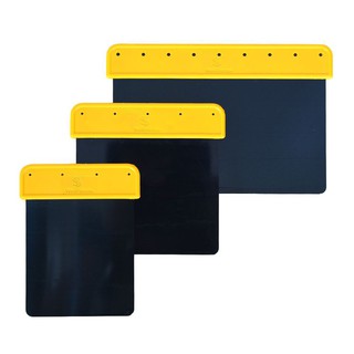 เกรียงโป๊วสี WELL FORCE 3 ชิ้น/ชุด สีฟ้า-เฟลือง  SCRAPER PLASTIC GRIP WELL FORCE 3EA/SET BLUE-YELLOW