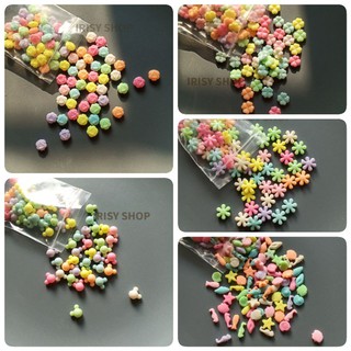 ลูกปัดตกแต่งสีพาสเทล 30 กรัม 25 บาท *พร้อมส่ง มีเก็บเงินปลายทาง