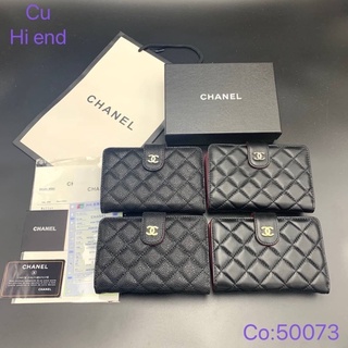 🔥🔥ตรงปก💯กระเป๋าตังค์ Chanel 15cm. งาน : hiend หนังอย่างดีงานสวยเป๊ะปังมาก🔥🔥