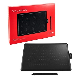 ONE BY WACOM PEN M (CTL-672/K0-CX) BLACK/RED กราฟิกส์แท็บเล็ต ประกัน 1Y