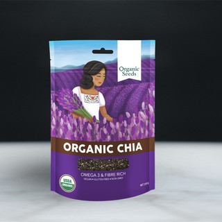 เมล็ดเชีย ออร์แกนิค Organic Chia Seeds ตรา Organic Seeds