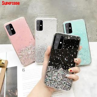 Glitter Bling Star Cover For OPPO Find X2 Reno 3 Pro A73 F5 A8 A31 A91 2020 Reno 2Z 2f A9 A5 2020 Case Transparent Soft Clear Case