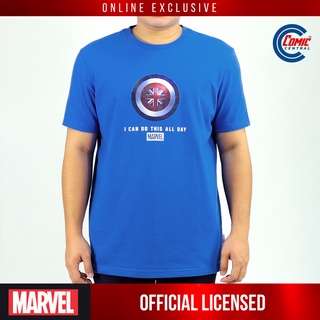 เสื้อยืด Marvel Captain Carter Online Exclusive Mens Graphic T-Shirtเสื้อยืด เสื้อยืดเท่