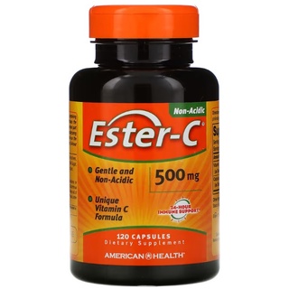 วิตามินซี ที่ดีที่สุด เอสเตอร์-ซี American Health, Ester-C, 500 mg.