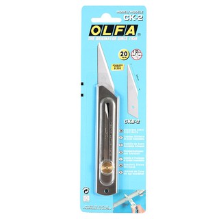 กรรไกรและคัตเตอร์ คัตเตอร์ OLFA CK-2 อุปกรณ์เครื่องเขียน ผลิตภัณฑ์และของใช้ภายในบ้าน OLFA CK-2 CUTTER CUTTER