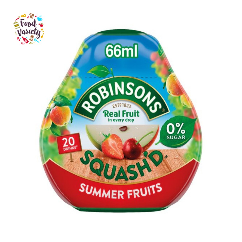 Robinsons Real Fruit Squash’d Summer Fruits 66ml (Rebranded to mini)