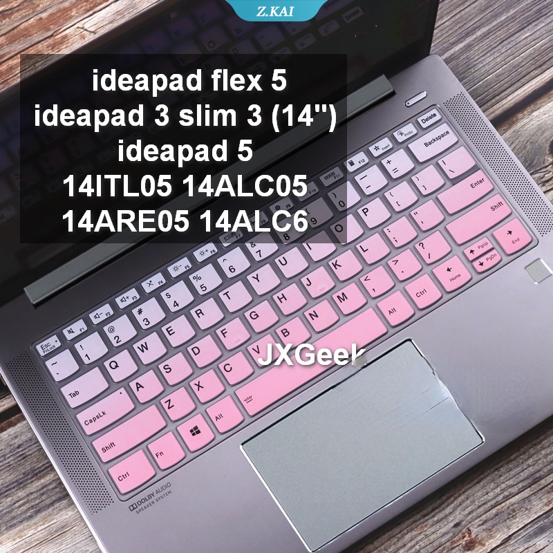 ฝาครอบคีย์บอร์ดสําหรับ Lenovo IdeaPad Flex 5 Flex 5i Ideapad 3 Slim 3 Slim 5i 14ALC05 14ARE05 14ITL0