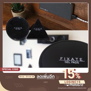 4sshop-แผ่นเจลยึดติดเอนกประสงค์ Fixate Gel Padติดได้ทุกอย่างทุกที่(1กลม+1เหลี่ยม )2เเผ่น