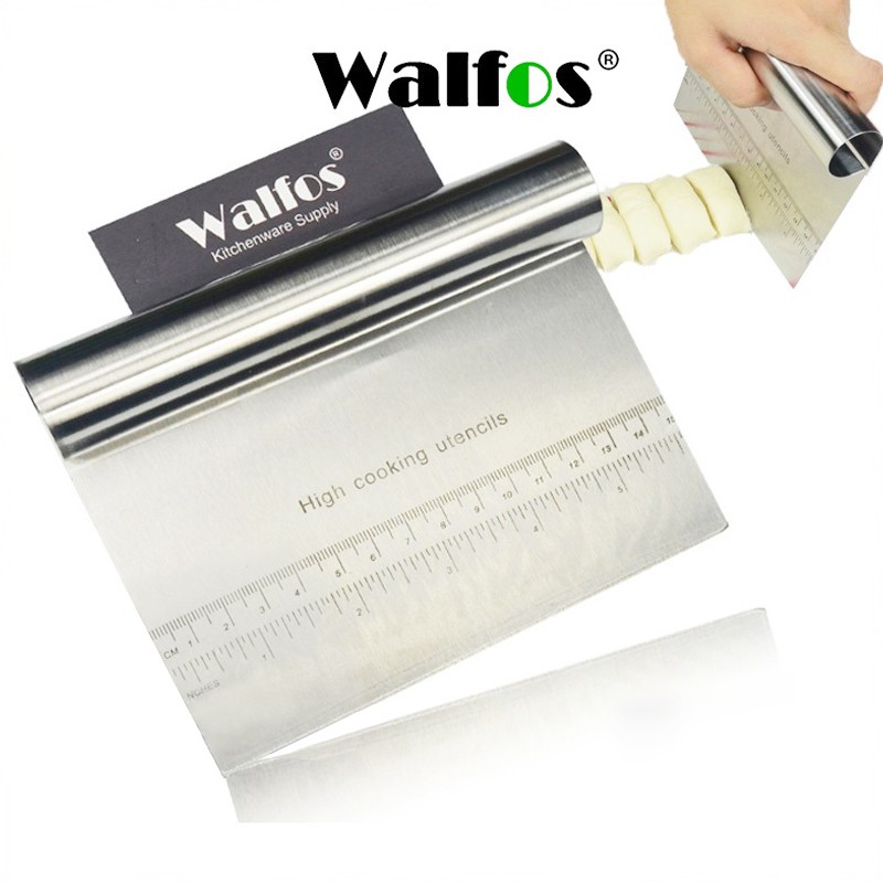 Walfos ไม้พายสแตนเลสสําหรับทําขนมเค้กเบเกอรี่
